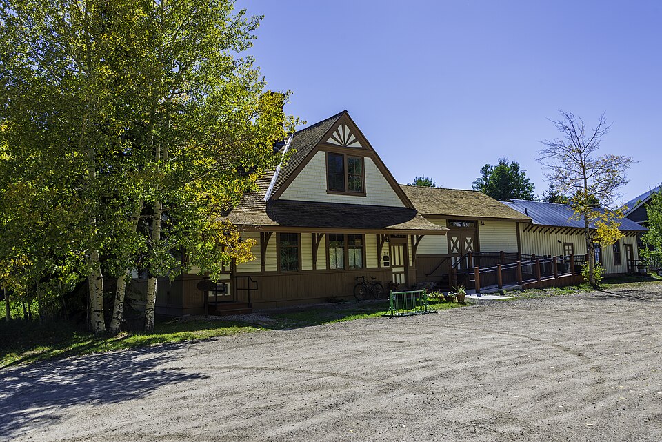 Photograph of Crested Butte Denver and Rio Grande Railroad Depot