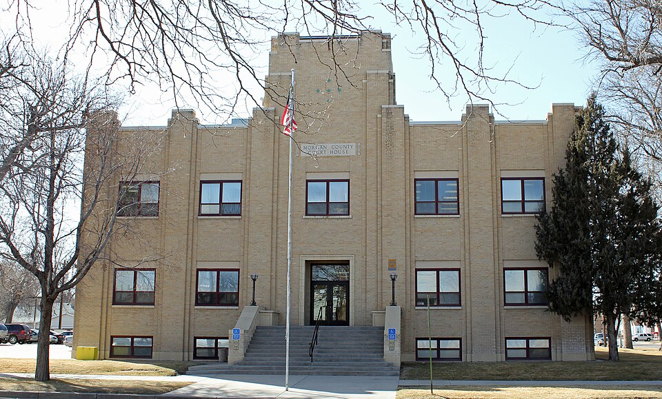 Photograph of Morgan County Courthouse and Jail