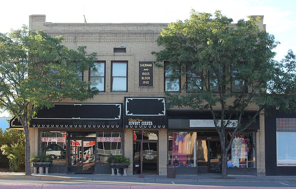 Photograph of Sherman and Ross Block Building