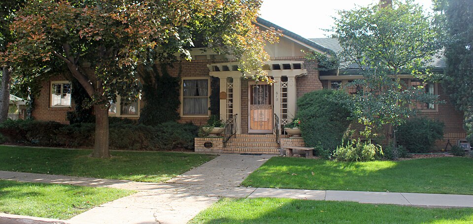 Photograph of Maude Stanfield Harter Borland House