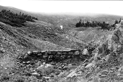 Photograph of Fall River Pump House and Catchment Basin