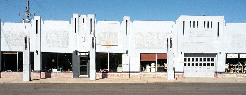 Photograph of Sim Hudson Motor Company Building