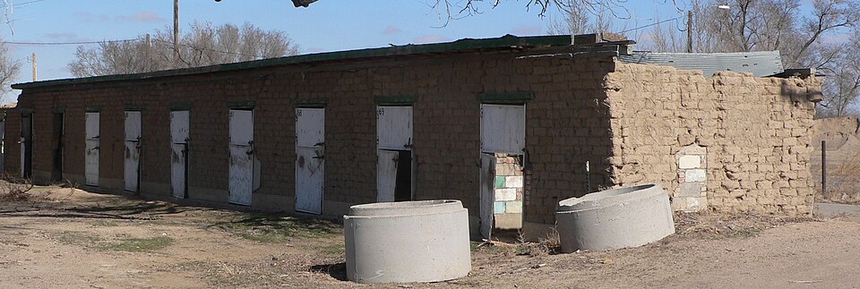 Photograph of Adobe Stables, Arkansas Valley Fairgrounds