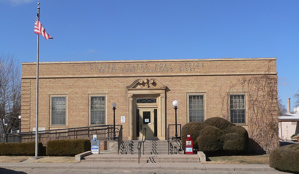 Photograph of Rocky Ford Post Office
