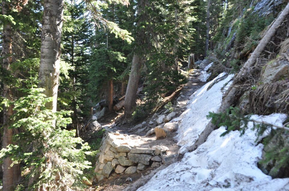 Photograph of Lake Haiyaha Trail