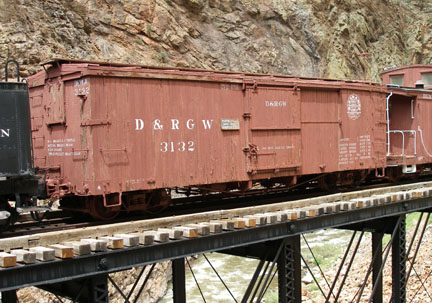 Photograph of Denver & Rio Grande Western Railroad Boxcar No. 3132