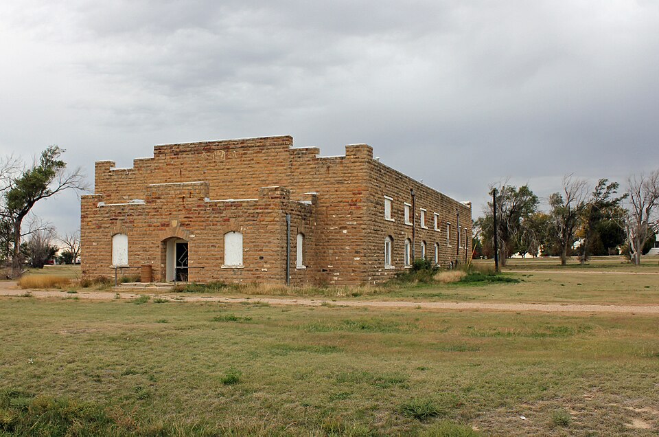 Photograph of Two Buttes Gymnasium