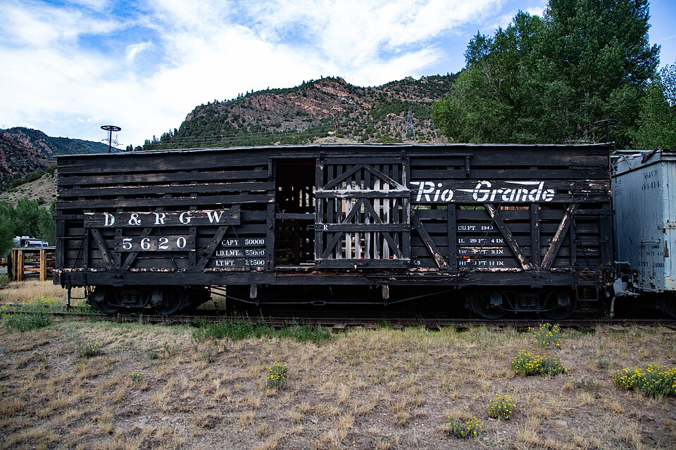 Photograph of Denver & Rio Grande Western Railroad Stock Car No. 5620