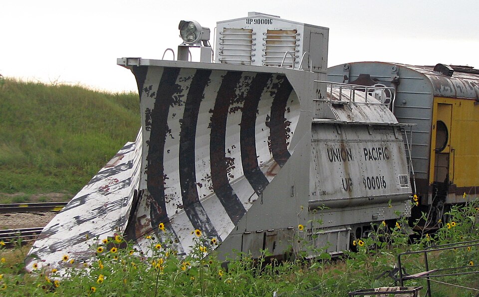 Photograph of Rock Island Snow Plow No. 95580