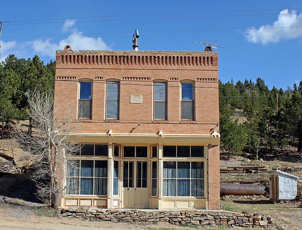 Photograph of Russell Gulch I.O.O.F. Hall No. 47-Wagner and Askew