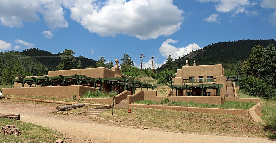 Photograph of Monument Lake Park Building and Hatchery Complex