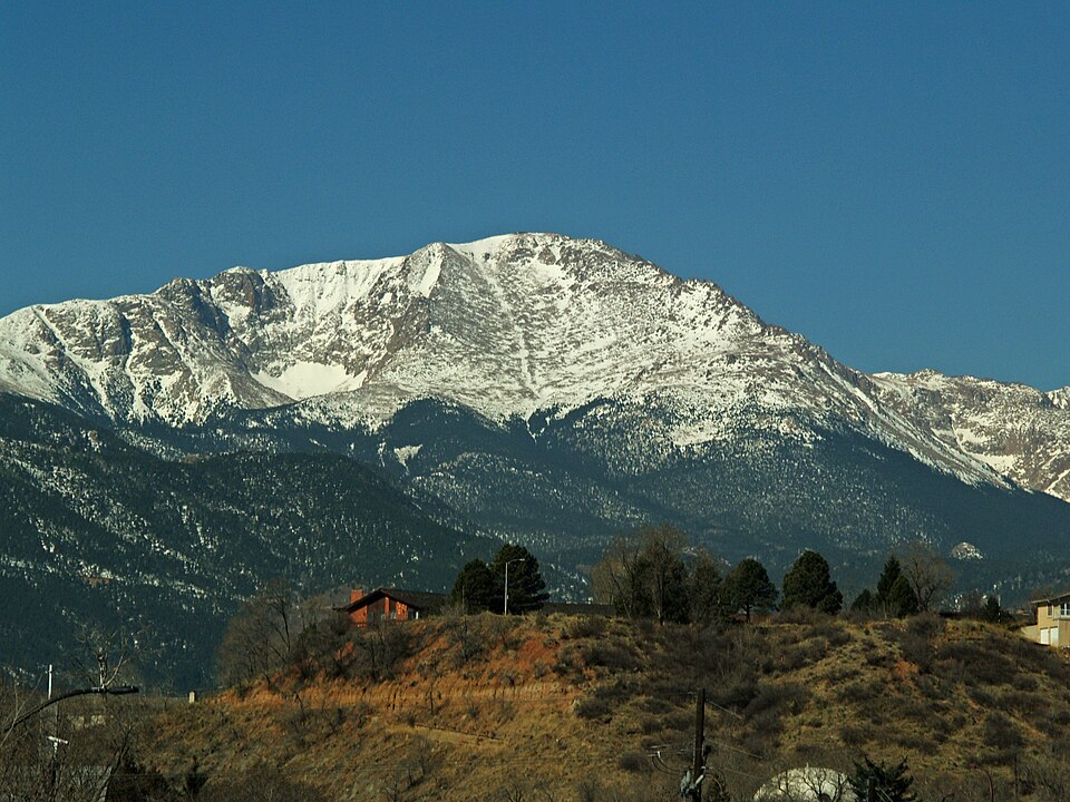 Photograph of Pikes Peak