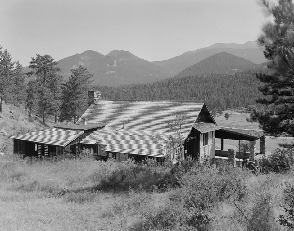 Photograph of William Allen White Cabins