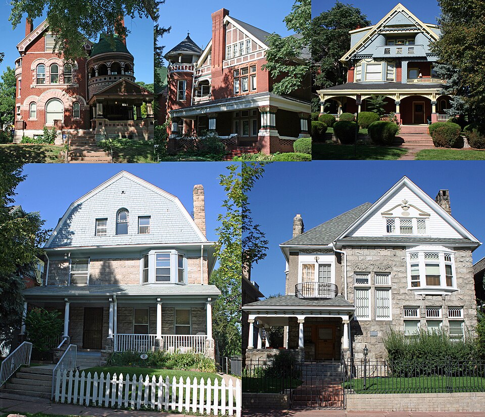 Photograph of Vine Street Houses