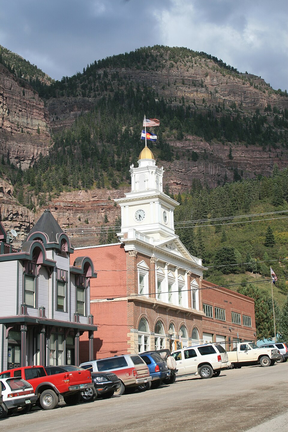 Photograph of Ouray City Hall and Walsh Library
