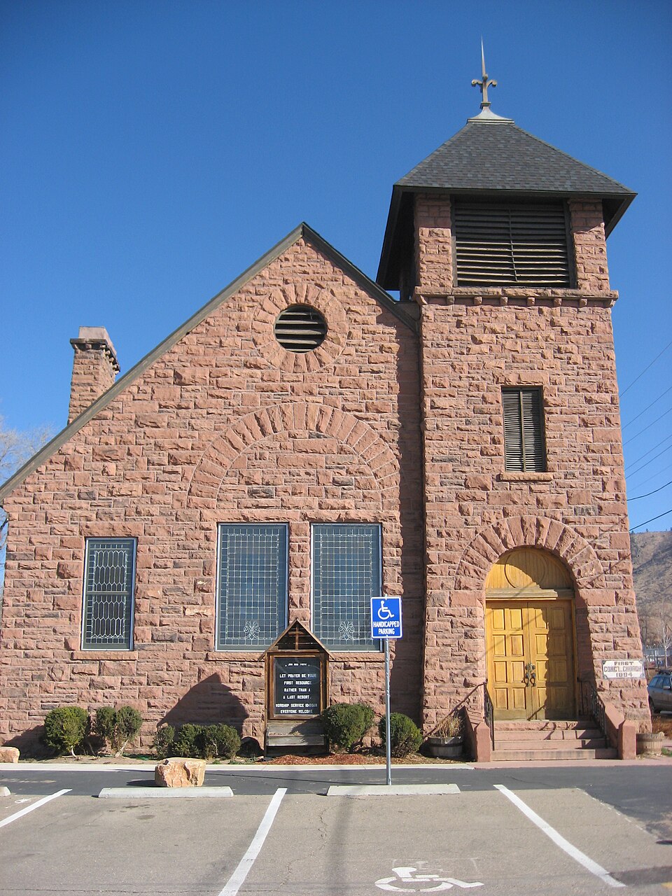 Photograph of Old Stone Congregational Church