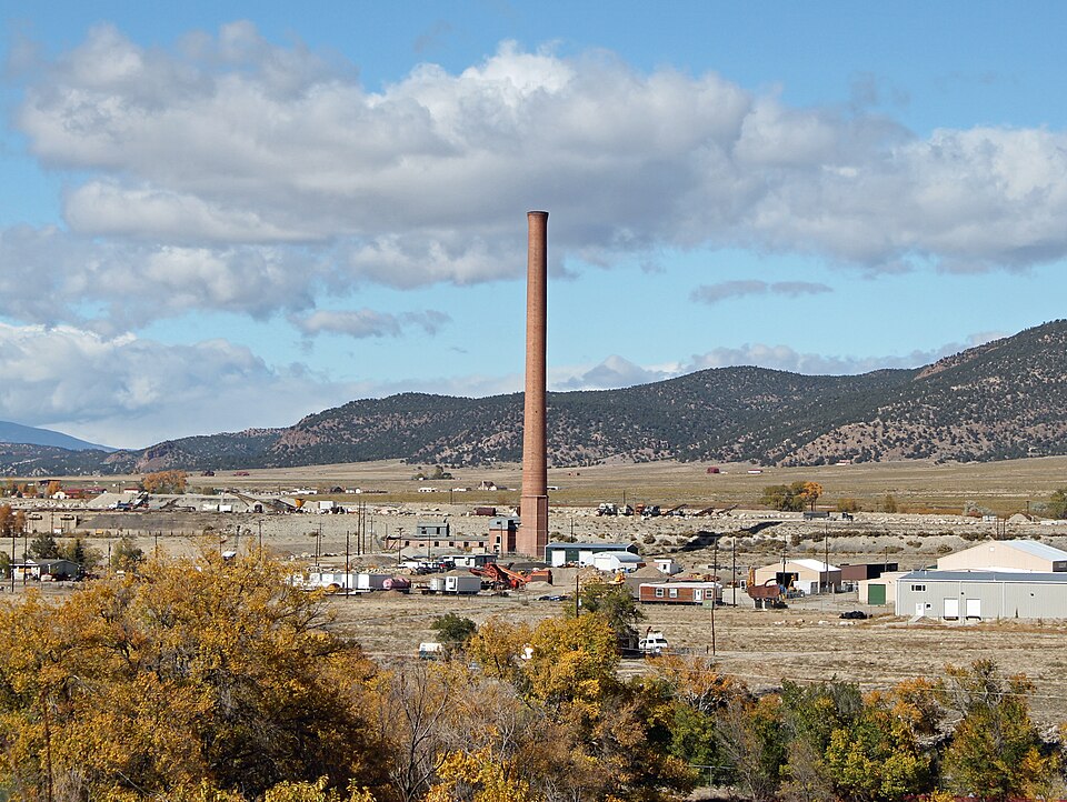 Photograph of Ohio-Colorado Smelting and Refining Company Smokestack