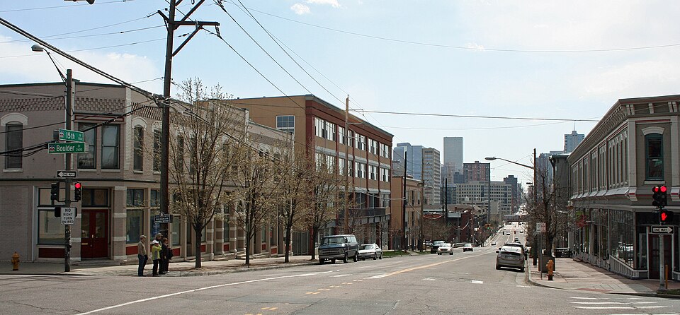 Photograph of Old Highland Business District