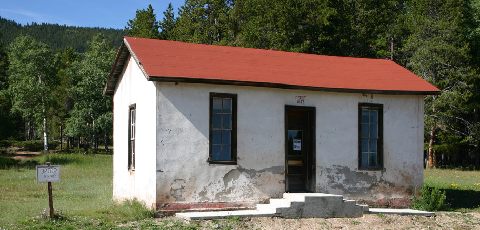 Photograph of La Veta Pass Narrow Gauge Railroad Depot