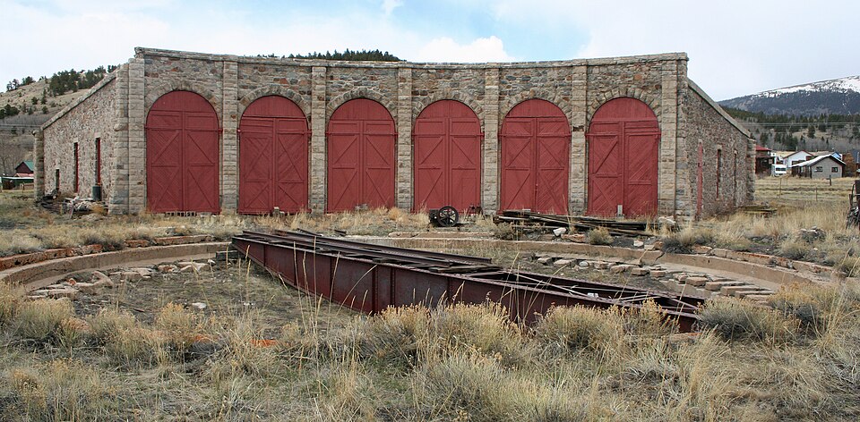 Photograph of Como Roundhouse, Railroad Depot and Hotel Complex