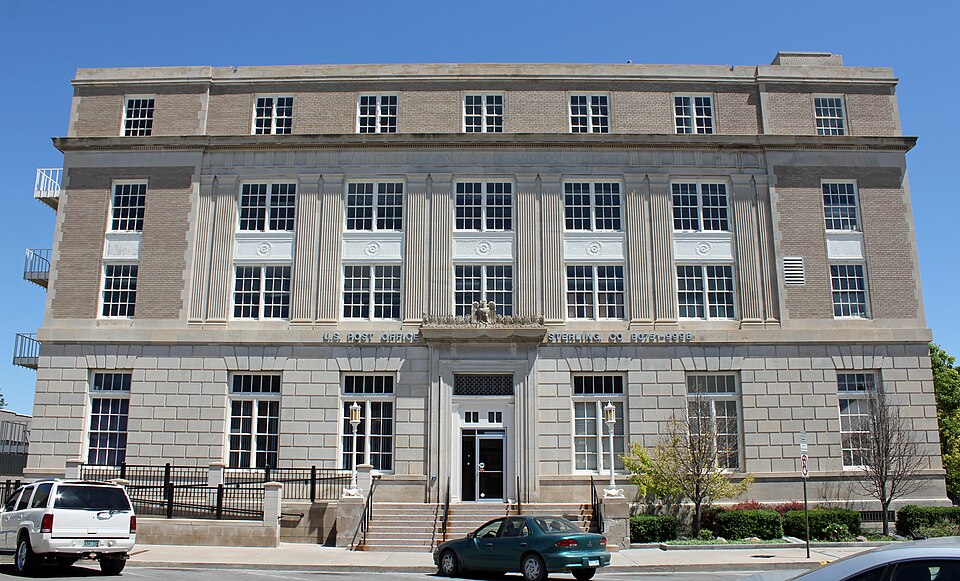 Photograph of US Post Office, Federal Building, and Federal Courthouse-Sterling Main