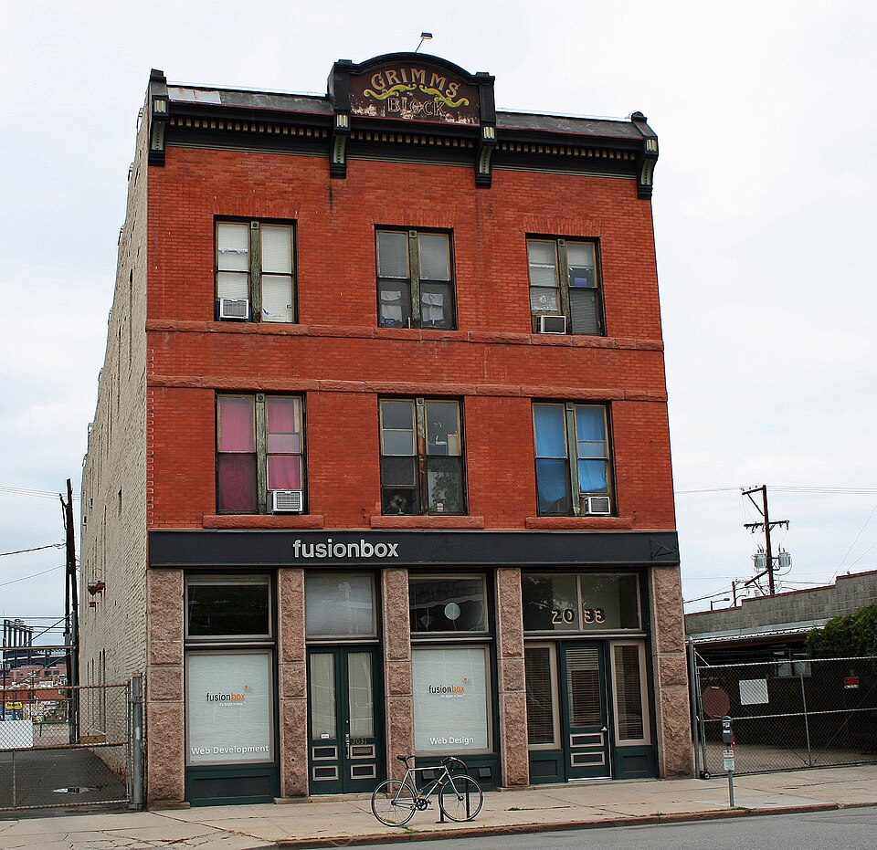 Photograph of S.A. Grimm Block