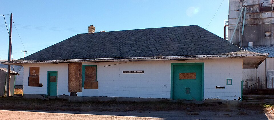 Photograph of Calhan Rock Island Railroad Depot