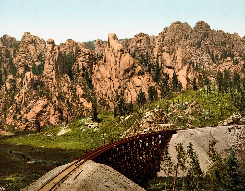 Photograph of Colorado Springs and Cripple Creek District Railway