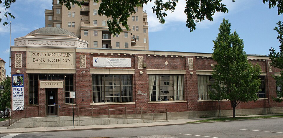Photograph of Rocky Mountain Bank Note Company Building