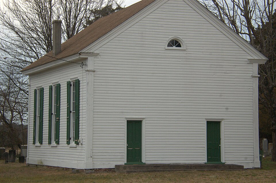Photograph of Cow Marsh Old School Baptist Church