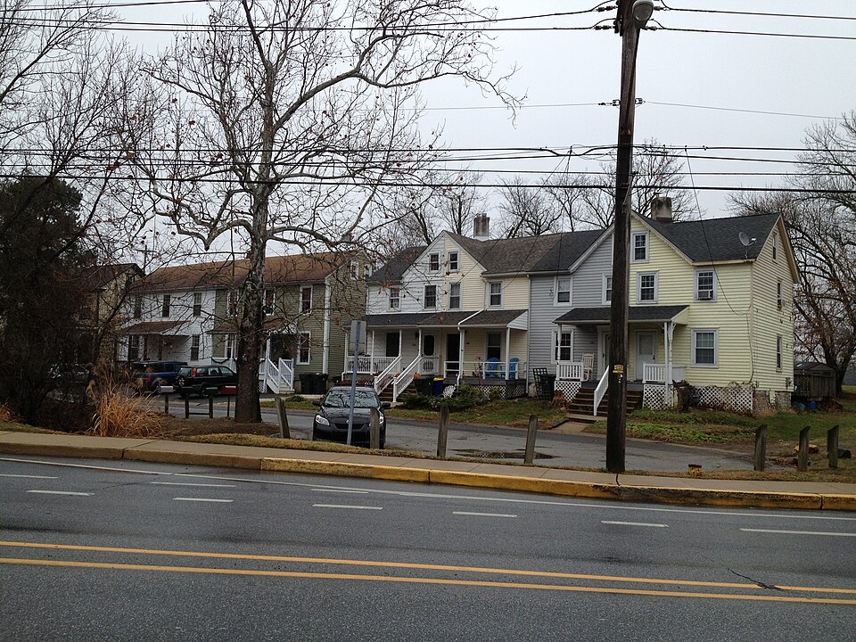 Photograph of Curtis Paper Mill Workers' Houses