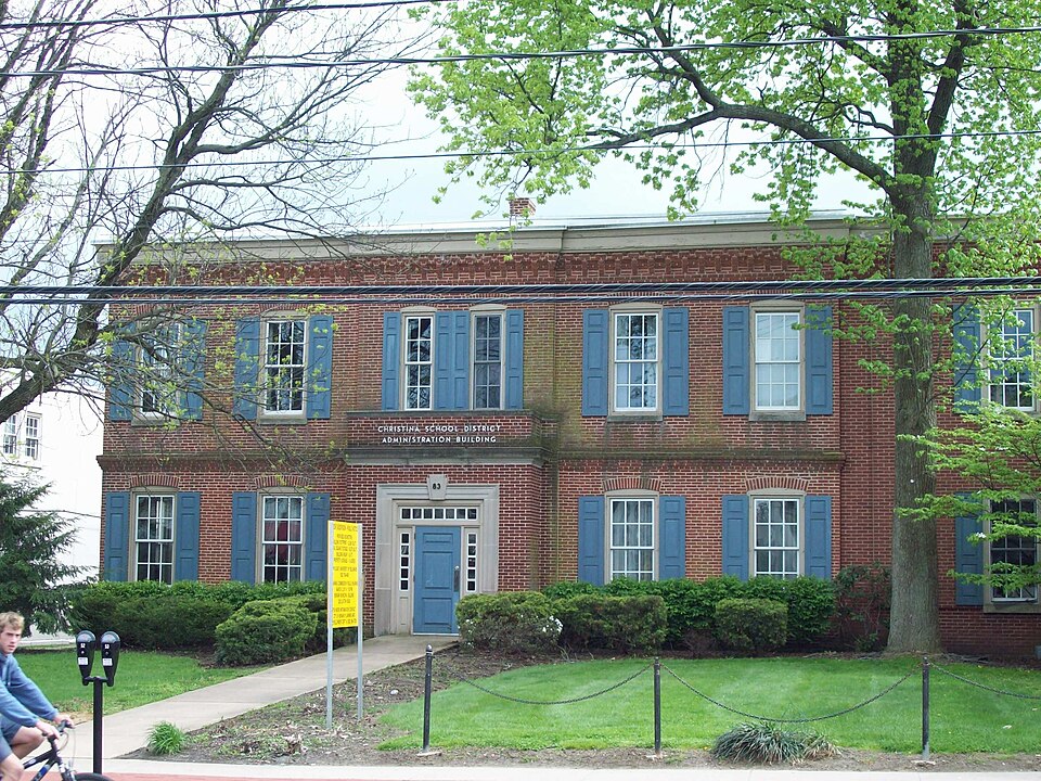 Photograph of Old Newark Comprehensive School