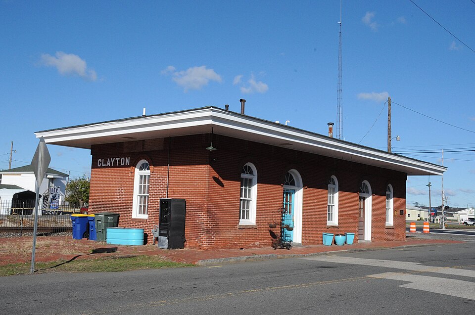 Photograph of Clayton Railroad Station