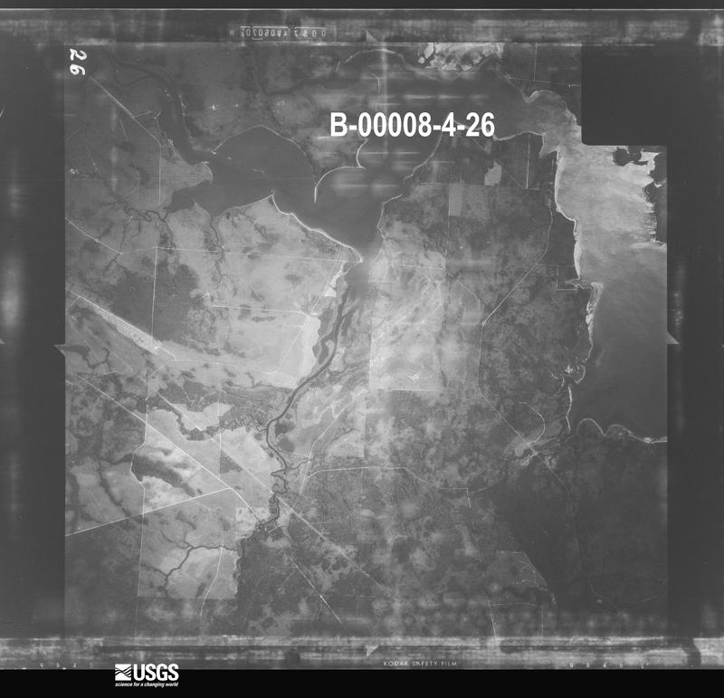 U.S. Geological Survey aerial photograph, 1968-03-02, scale 1:119197