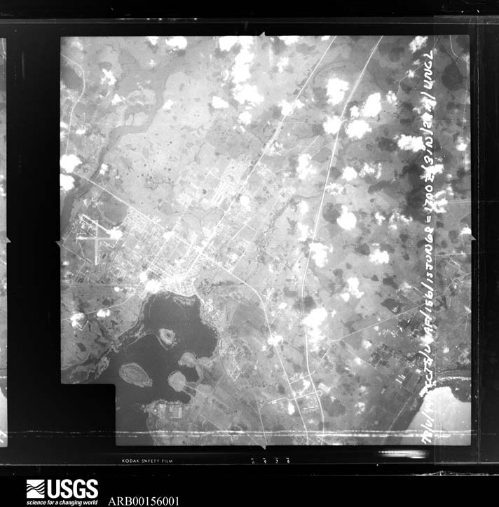 U.S. Geological Survey aerial photograph, 1968-06-15, scale 1:121473