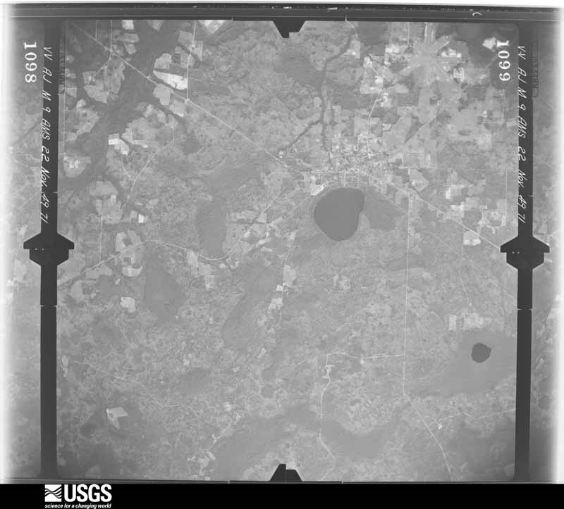 U.S. Geological Survey aerial photograph, 1949-11-22, scale 1:60000