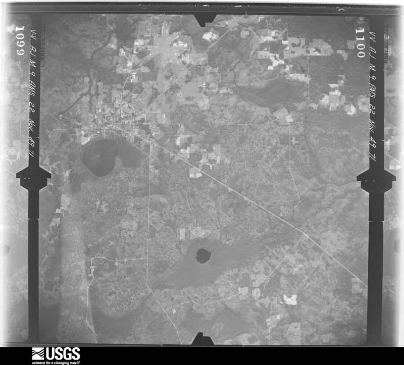 U.S. Geological Survey aerial photograph, 1949-11-22, scale 1:60000