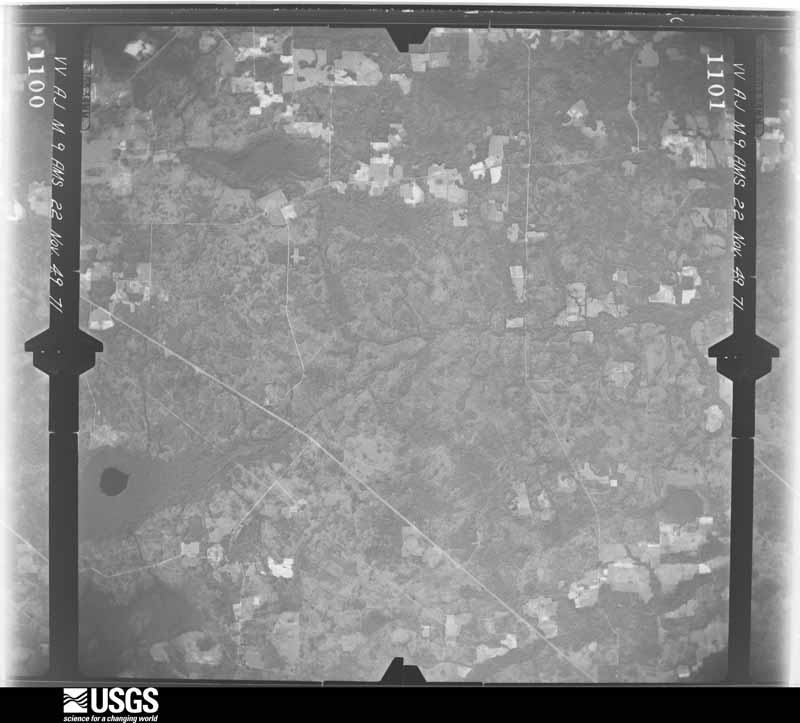 U.S. Geological Survey aerial photograph, 1949-11-22, scale 1:60000