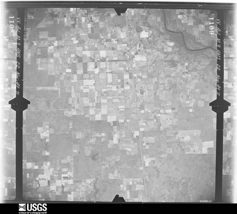U.S. Geological Survey aerial photograph, 1949-11-22, scale 1:60000