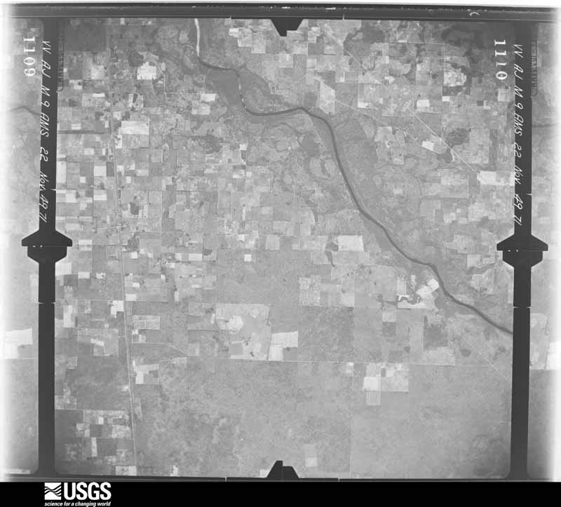 U.S. Geological Survey aerial photograph, 1949-11-22, scale 1:60000