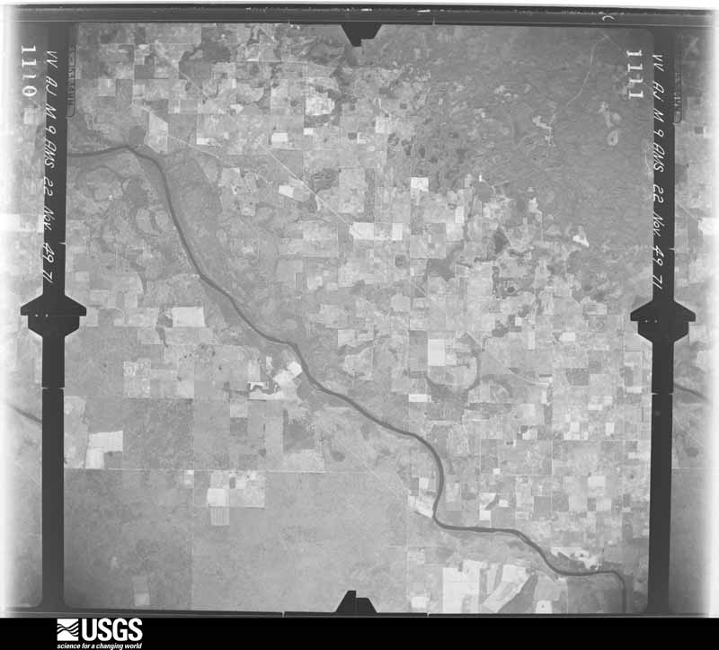 U.S. Geological Survey aerial photograph, 1949-11-22, scale 1:60000