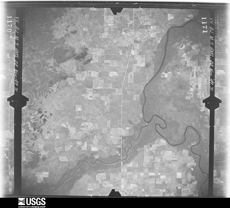 U.S. Geological Survey aerial photograph, 1949-11-22, scale 1:60000
