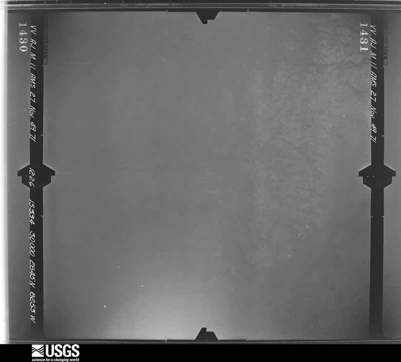 U.S. Geological Survey aerial photograph, 1949-11-27, scale 1:60000