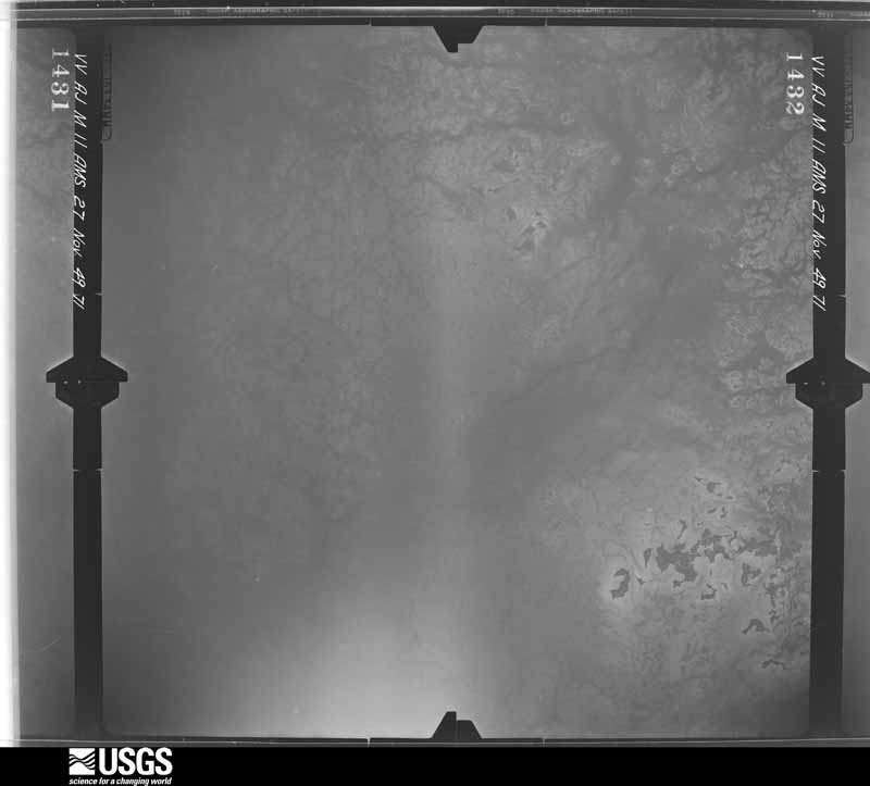 U.S. Geological Survey aerial photograph, 1949-11-27, scale 1:60000