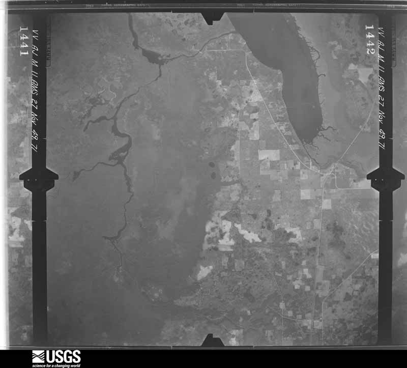 U.S. Geological Survey aerial photograph, 1949-11-27, scale 1:60000