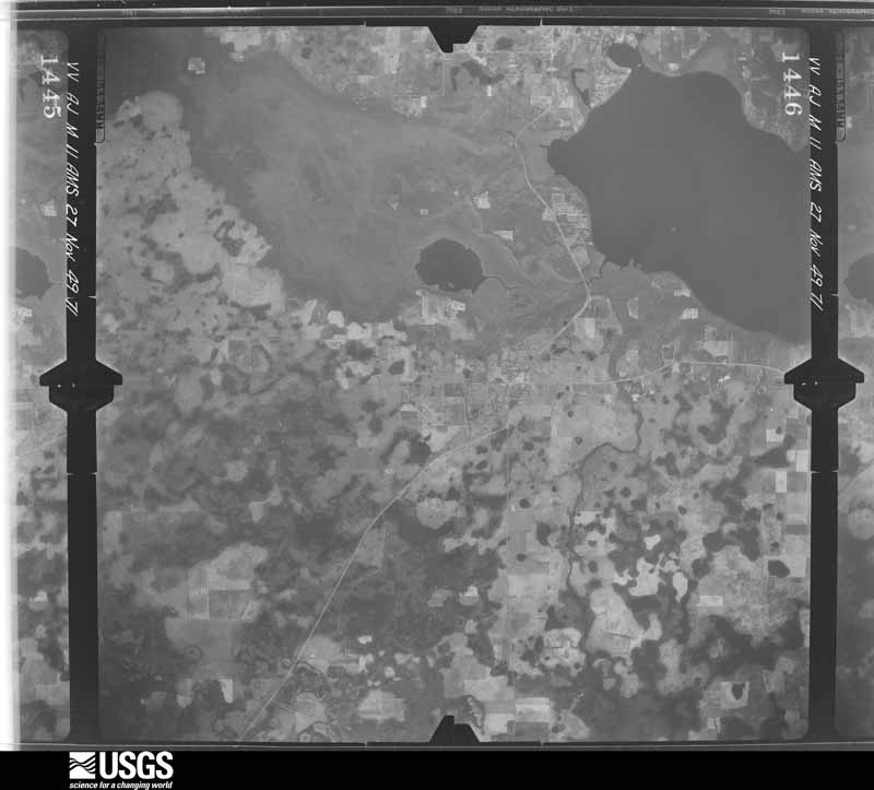 U.S. Geological Survey aerial photograph, 1949-11-27, scale 1:60000