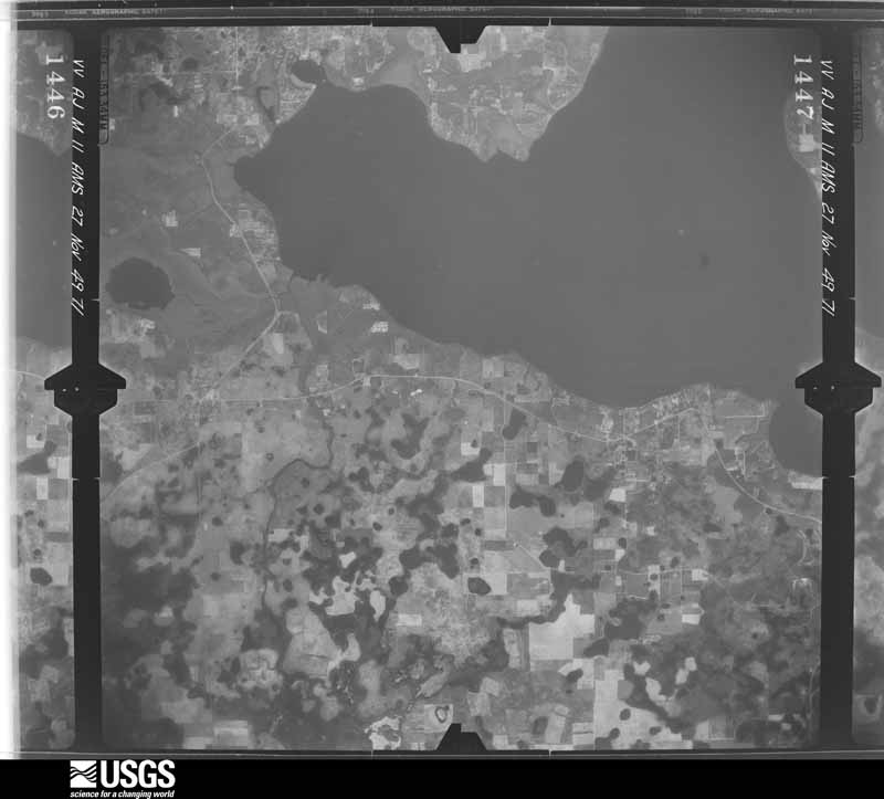 U.S. Geological Survey aerial photograph, 1949-11-27, scale 1:60000