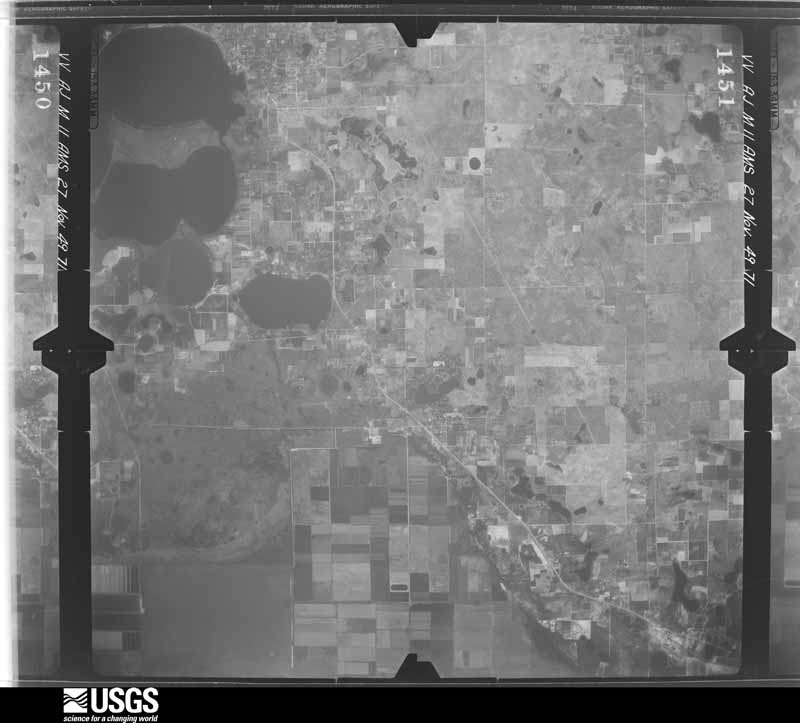 U.S. Geological Survey aerial photograph, 1949-11-27, scale 1:60000