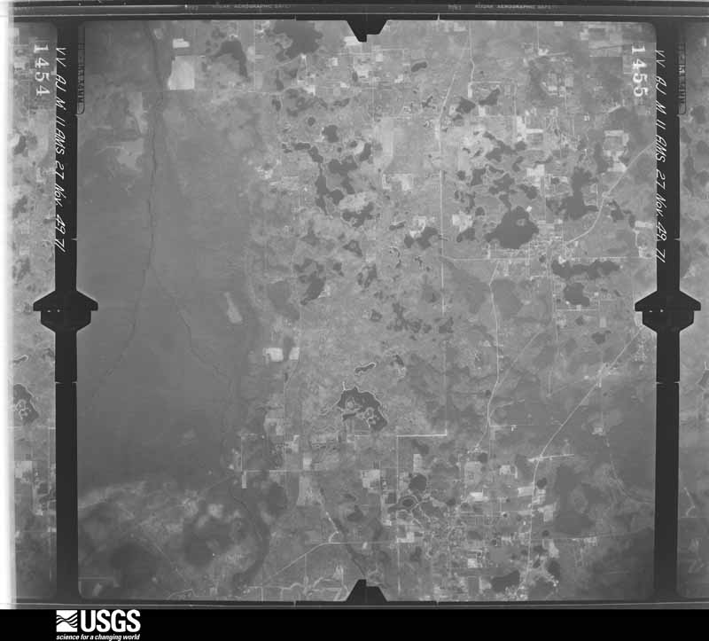 U.S. Geological Survey aerial photograph, 1949-11-27, scale 1:60000