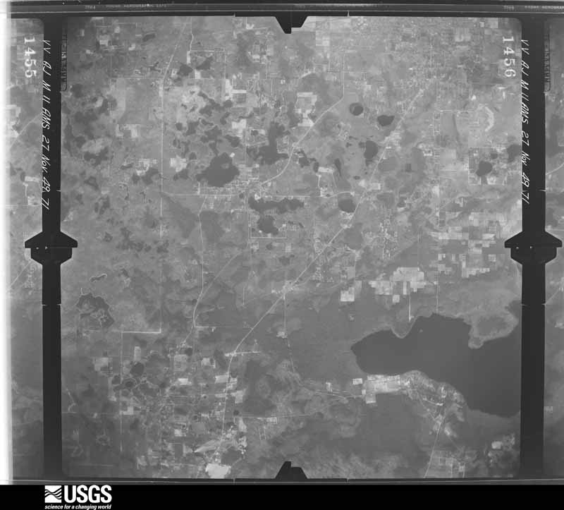 U.S. Geological Survey aerial photograph, 1949-11-27, scale 1:60000